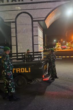 Babinsa Kodim 0410/KBL Gelar Patroli Malam, Situasi Bandar Lampung Aman dan Kondusif