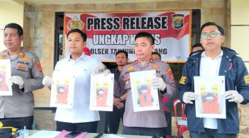 5 Pencuri Kabel Listrik Dibekuk di Lampung Selatan, Beraksi di 25 Lokasi dan Positif Narkoba