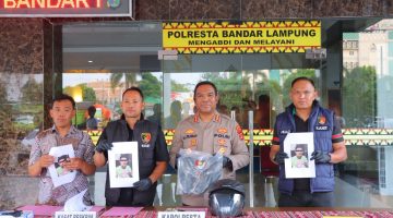 Polisi Ringkus Pelaku Curanmor Bersenjata Api di Bandar Lampung, Satu DPO Masih Diburu