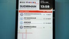 Layar Informasi LRT Jabodebek