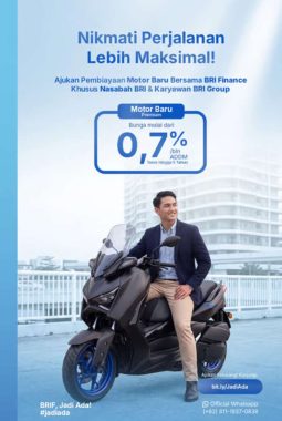 Nikmati Perjalanan Lebih Maksimal, BRI Finance Tawarkan Pembiayaan Motor Baru Mulai 0,7% per Bulan