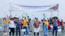 Penanaman 5.000 bibit pohon mangrove dalam program unggulan New Home-Pass, New Tree