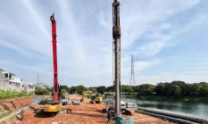 Perkuat Tata Air, WSBP Suplai Spun Pile dan Beton Readymix Kurangi Banjir