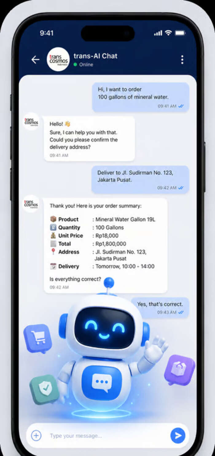 transcosmos Indonesia Luncurkan Generative AI Chatbot