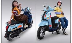 Fazzio Sunset Blue Hybrid x Alkateri, Motor Limited Edition Buat Nyempurnain Look Retro-Future Lo