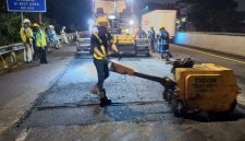 Pekerjaan Preservasi di Ruas Jalan Tol Semarang